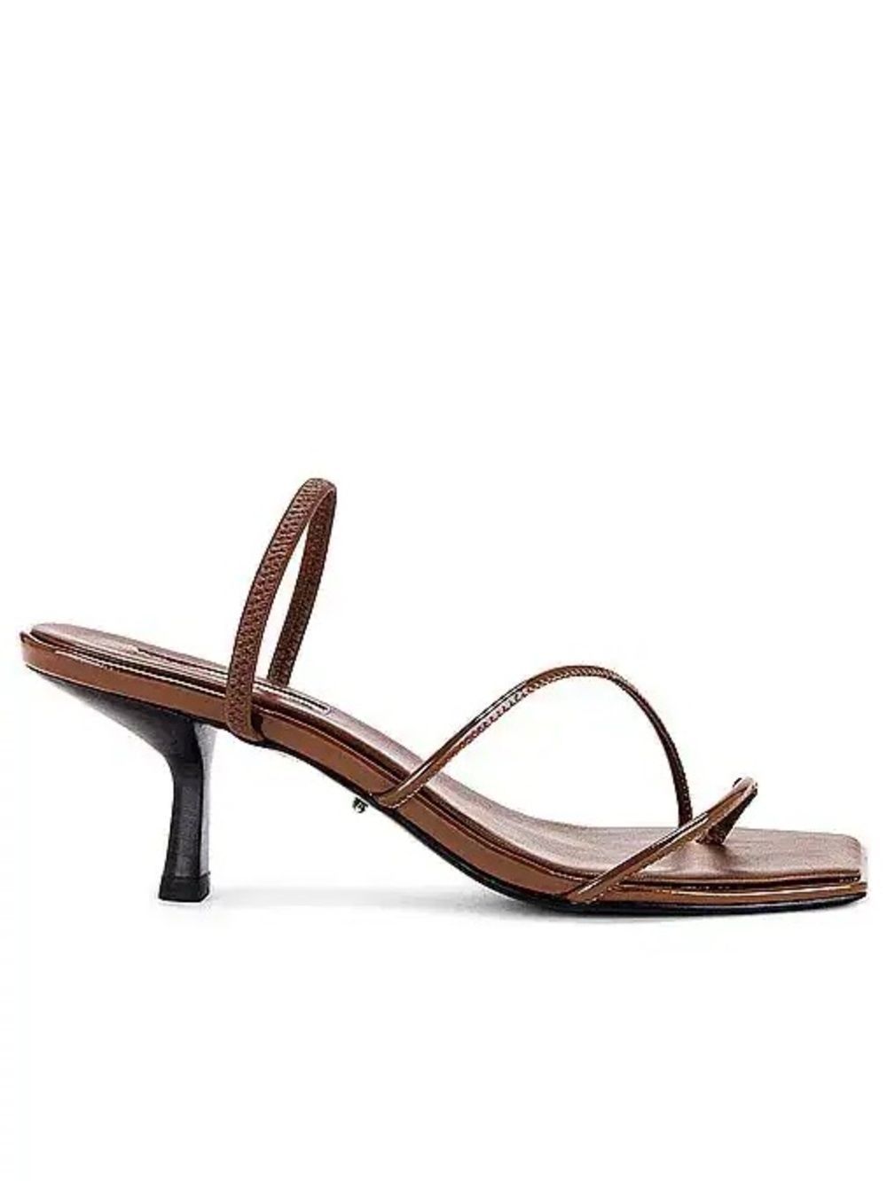Tony Bianco Ruma Brown Strappy Kitten Heel Sandal